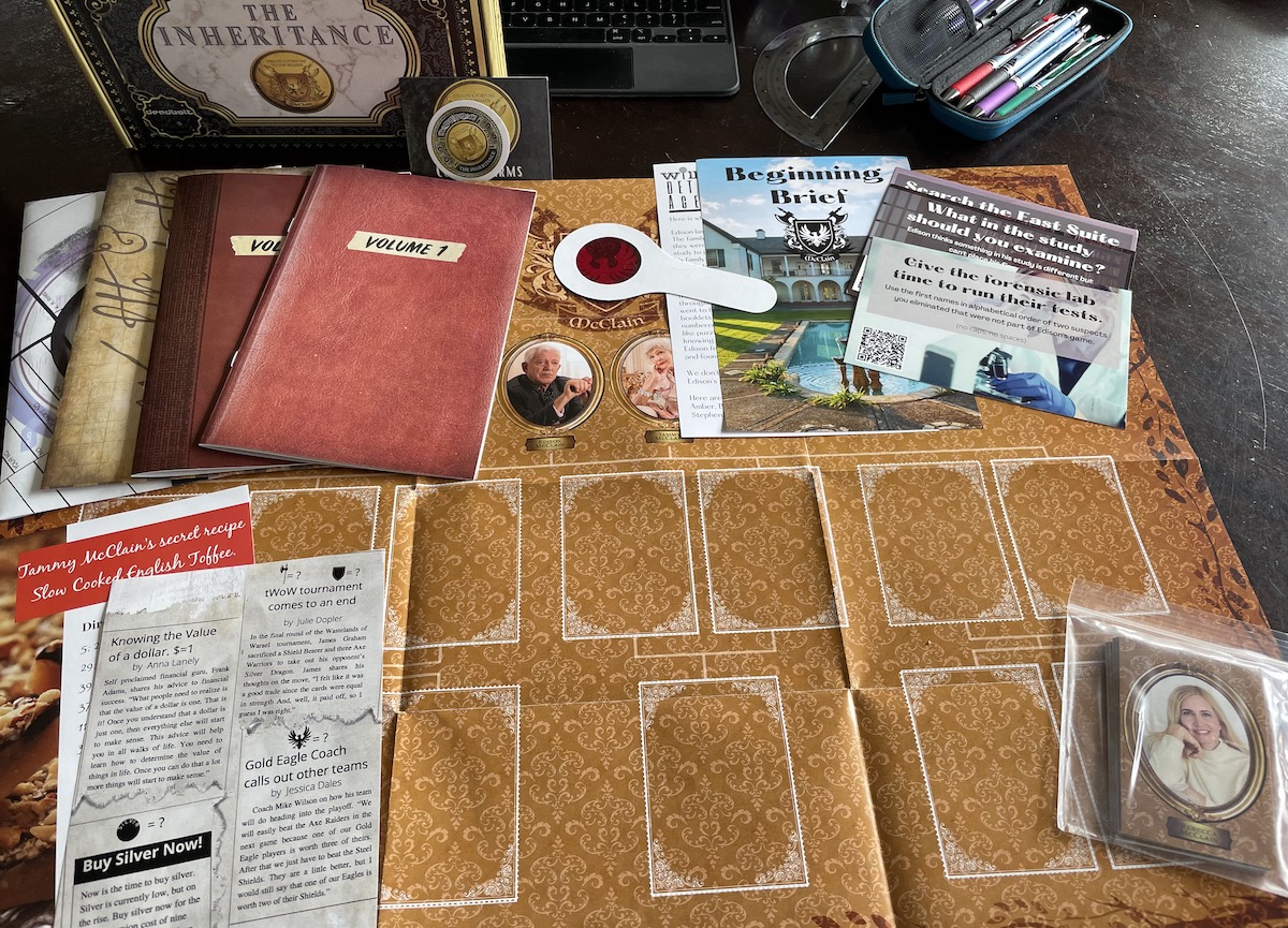 Deadbolt Mystery Society The Inheritance Chris Fairfield